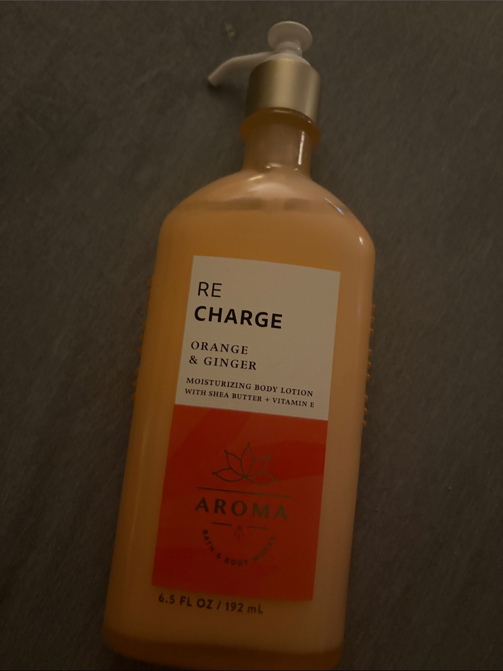 Bath & Body Works Orange & Ginger Body Lotion with Gold Pump